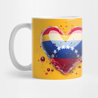 Venezuela Flag Heart Mug